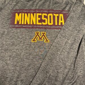 Minnesota UMN Heather Gray Long Sleeve Dry Fit Shirt
